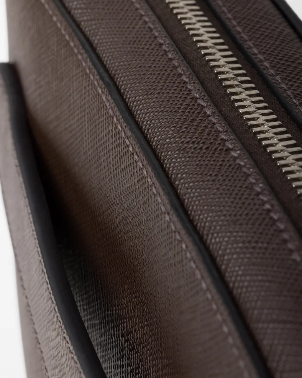 Saffiano Leather Clutch