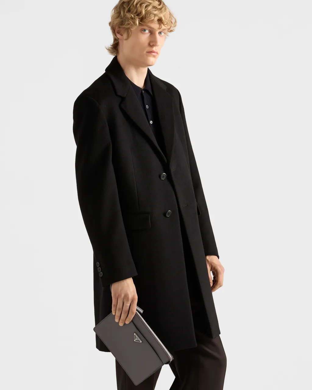 Saffiano Leather Pouch