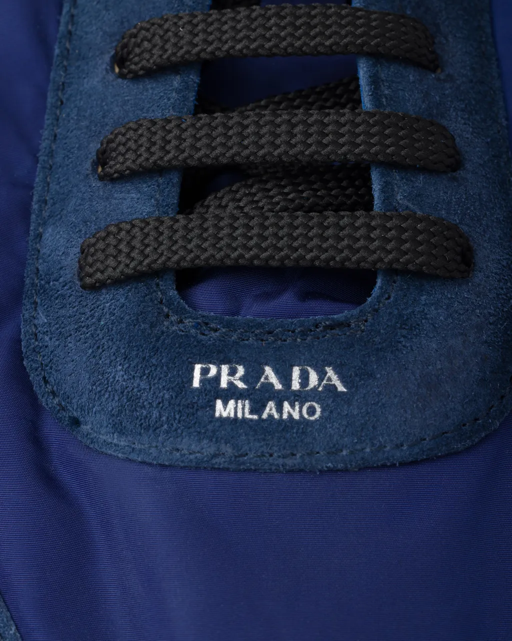 Collapse Re-Nylon And Suede Elasticized Sneakers