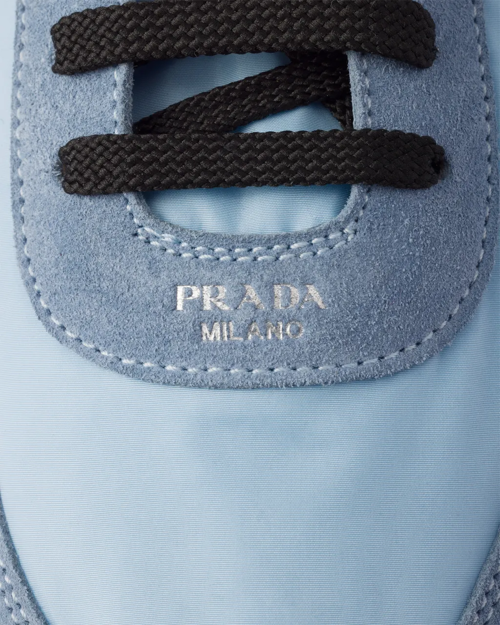 Collapse Re-Nylon And Suede Elasticized Sneakers