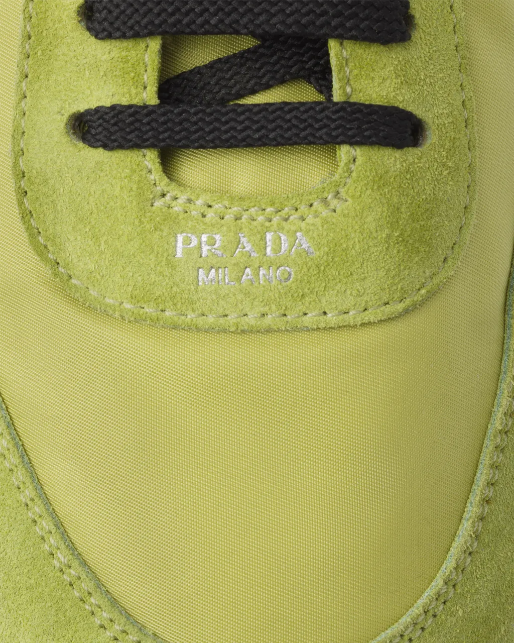 Collapse Re-Nylon And Suede Elasticized Sneakers