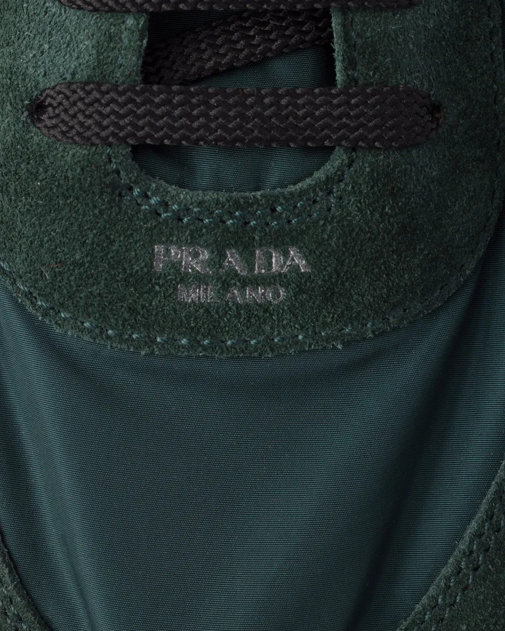 Collapse Re-Nylon And Suede Elasticized Sneakers