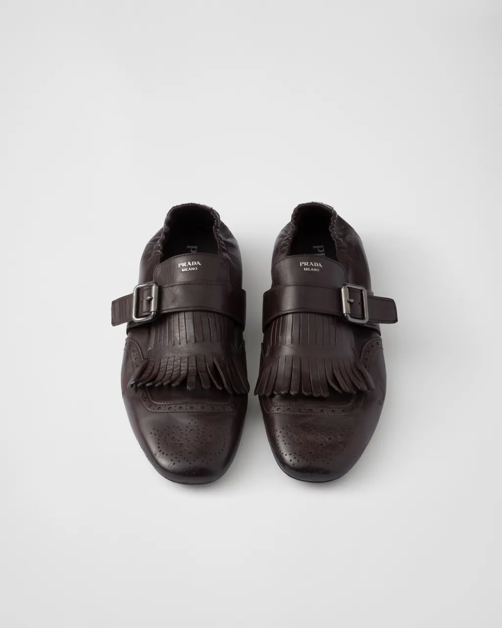 Shuffle Fringed Monk Strap Shoes