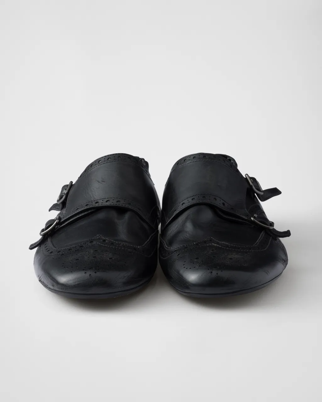 Shuffle Double Monk Strap Shoes