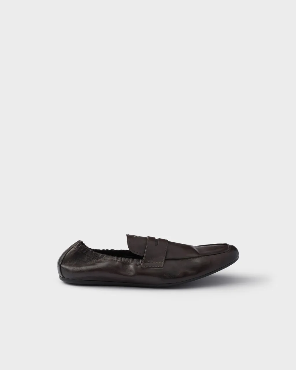 Shuffle Antiqued Leather Loafers