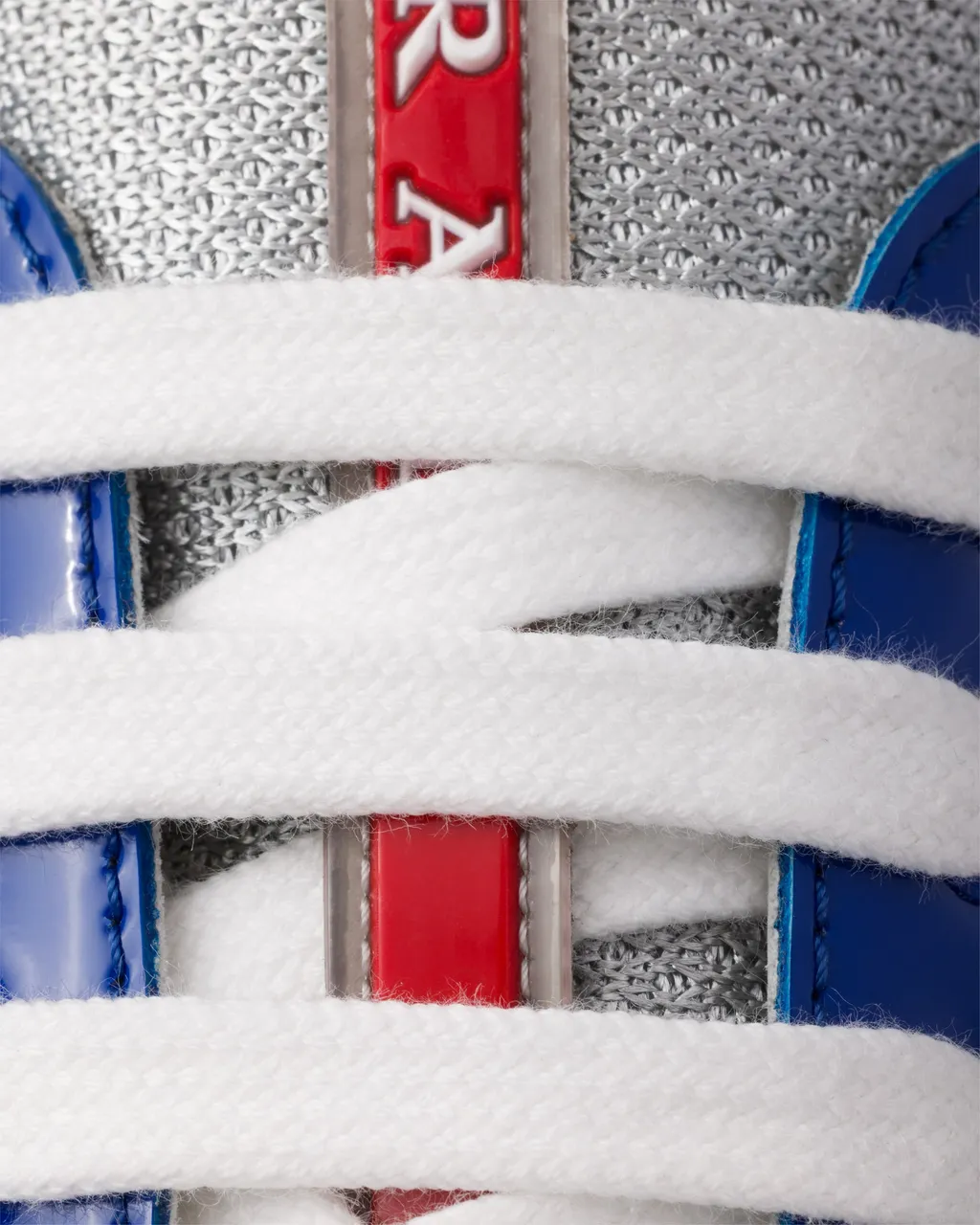 Patent Leather And Technical Fabric Prada America's Cup Sneakers