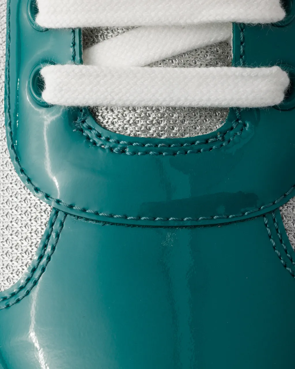 Patent Leather And Technical Fabric Prada America's Cup Sneakers