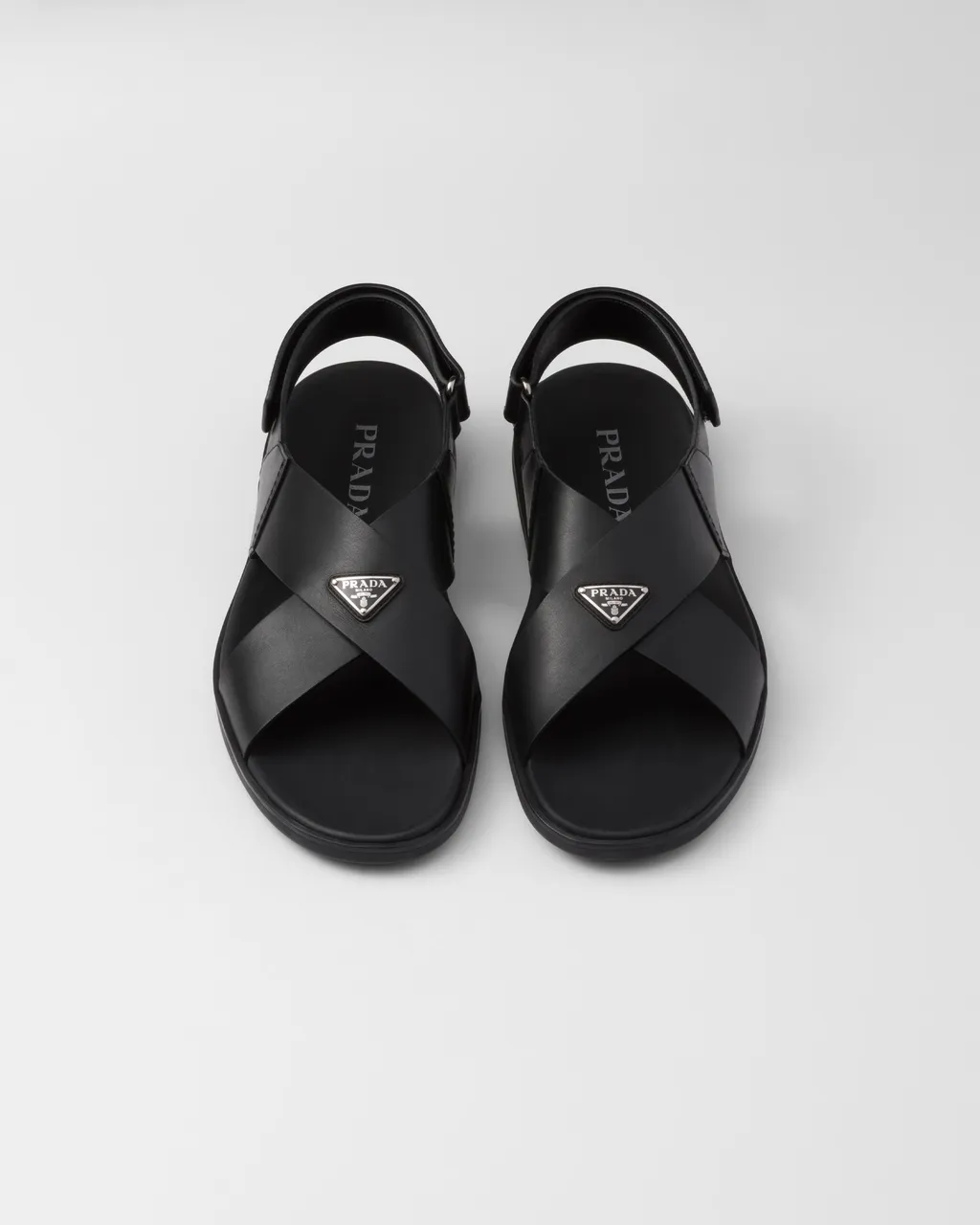 Crisscross Leather Sandals