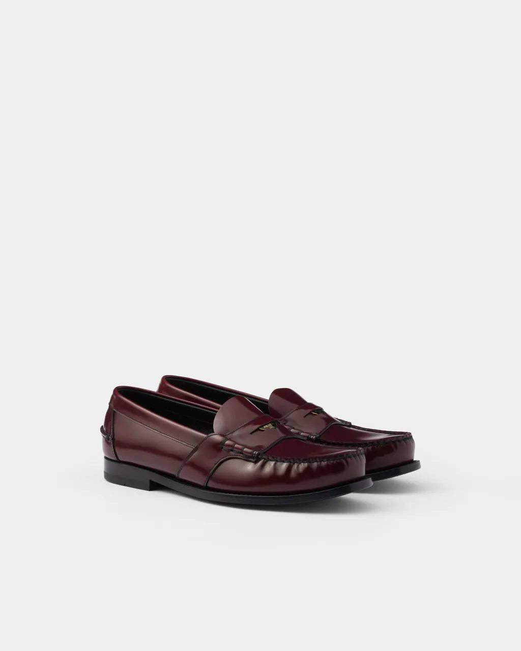 Brushed Leather Loafers