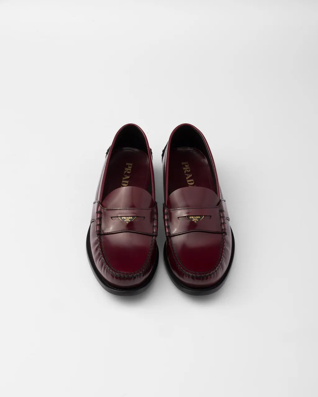 Brushed Leather Loafers