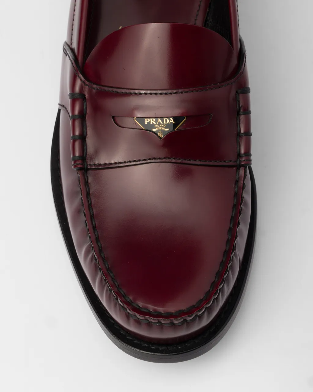 Brushed Leather Loafers