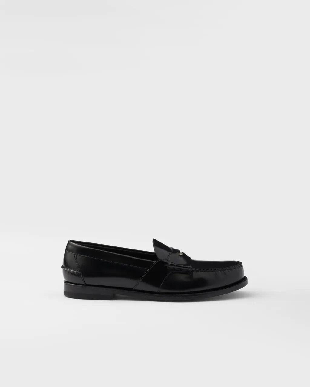 Brushed Leather Loafers
