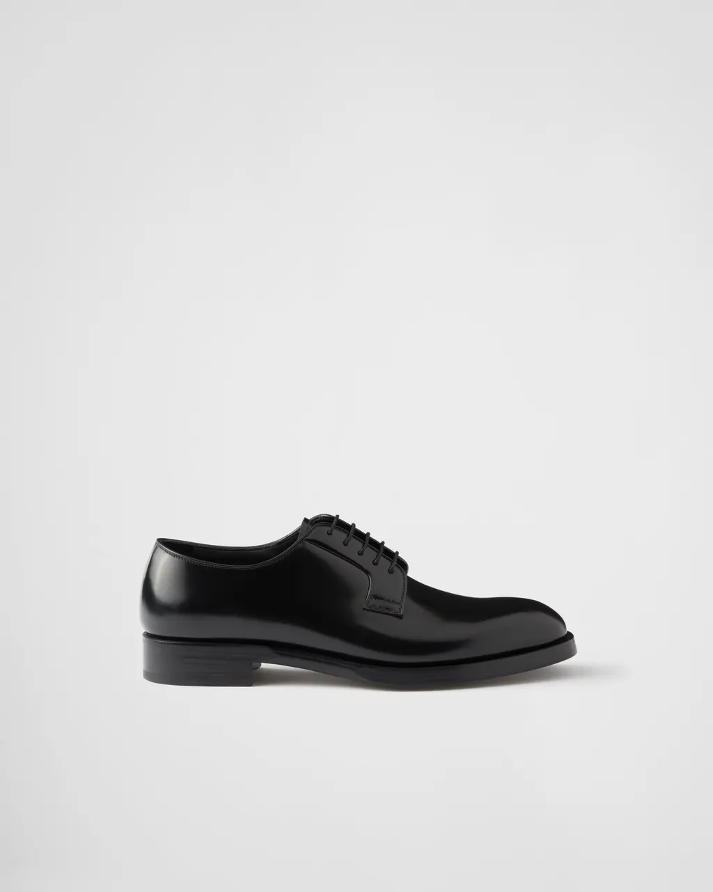 Brushed Leather Lace-Up Shoes