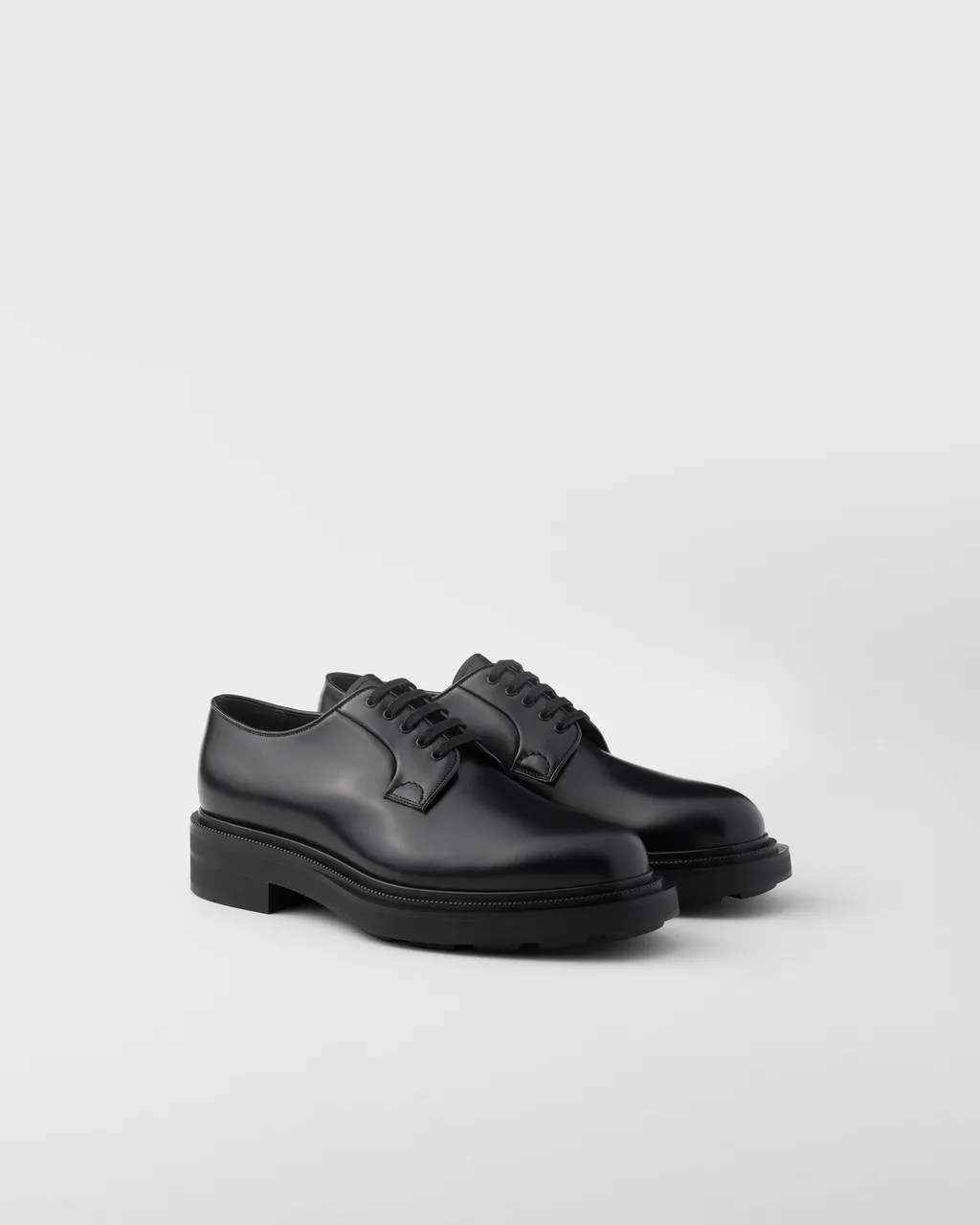 Brushed Leather Derby Shoes
