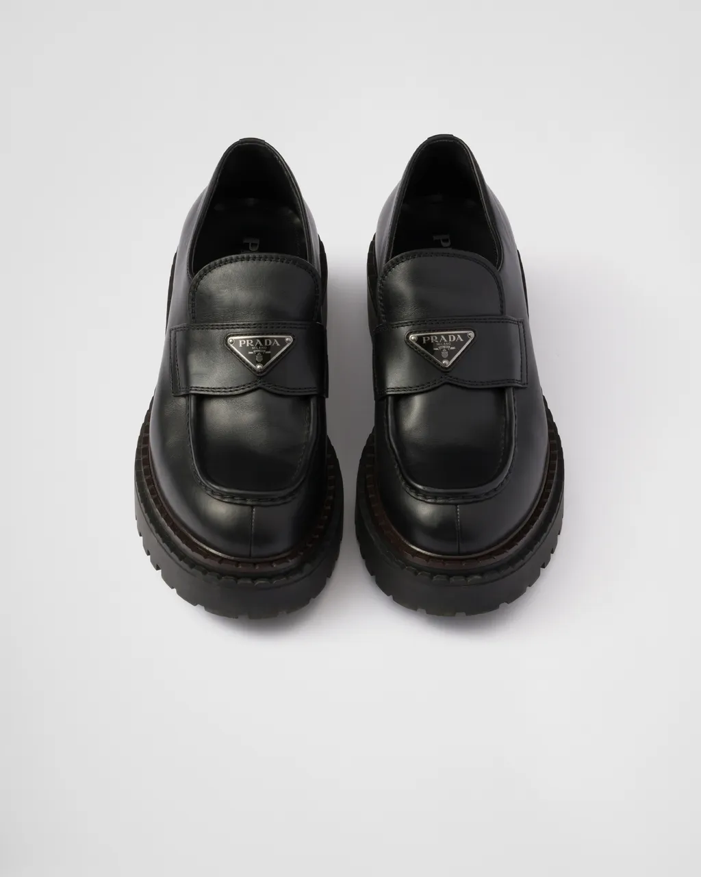 Double Chocolate Leather Loafers