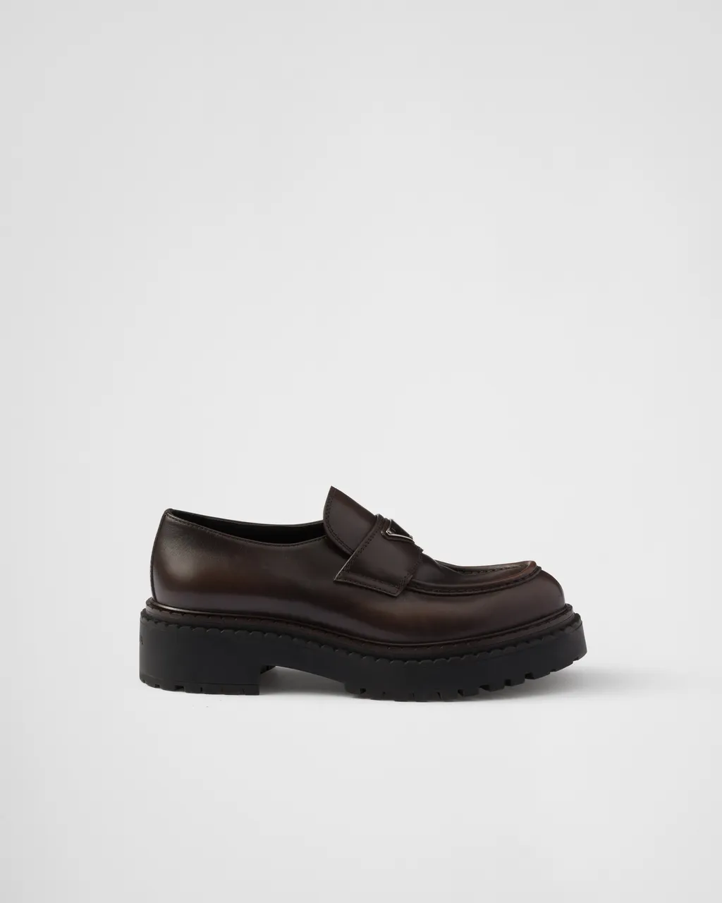 Double Chocolate Leather Loafers