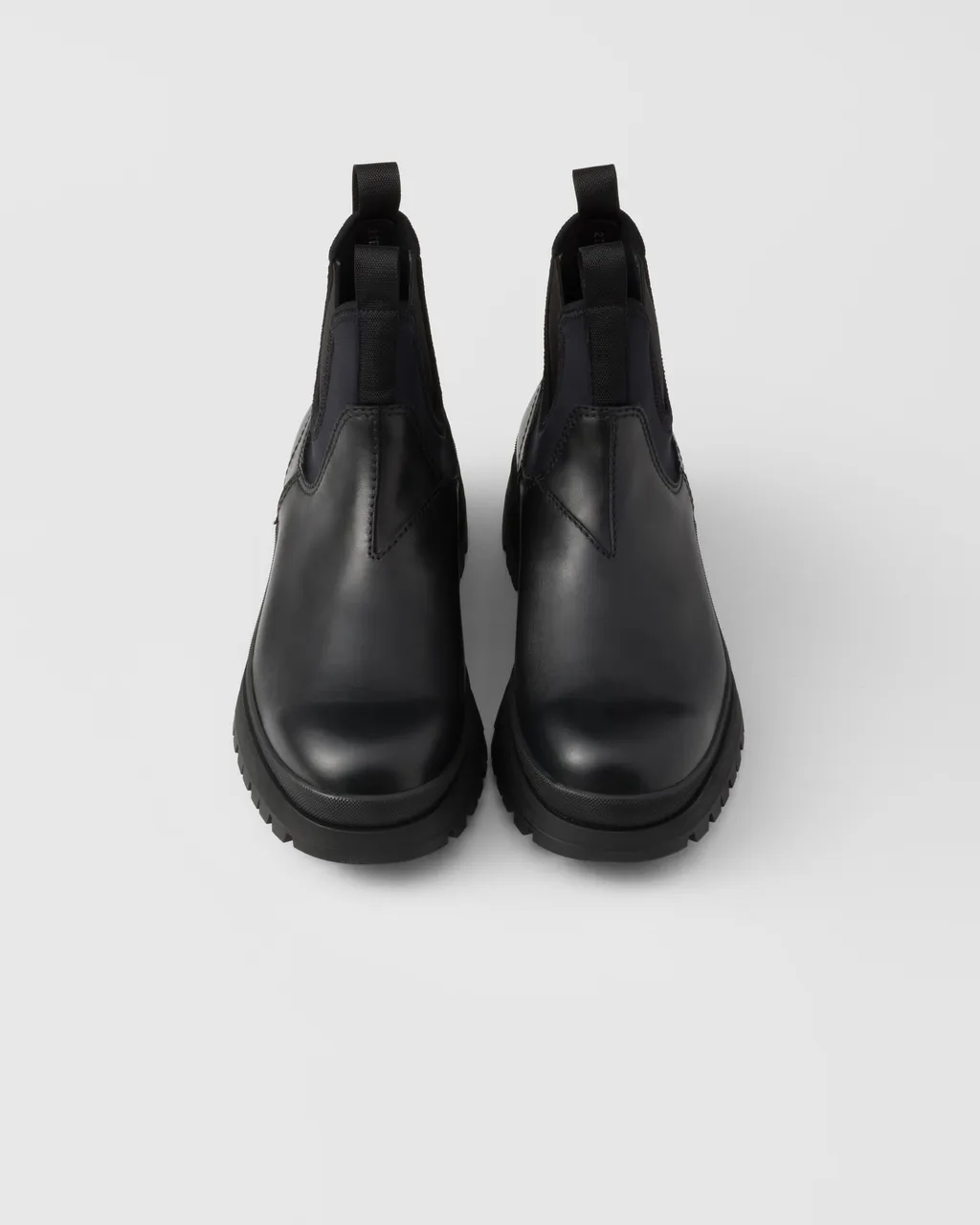Leather And Stretch Fabric Brixxen Boots