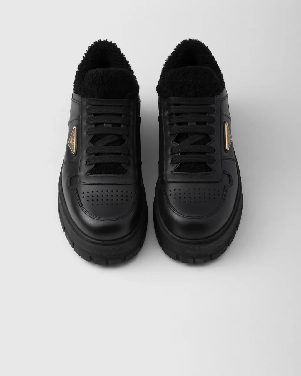 Leather Laced Sneakers