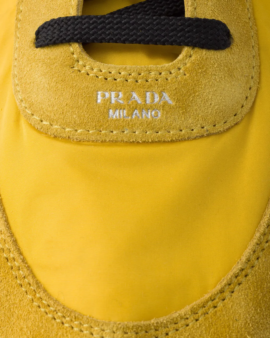 Collapse Re-Nylon And Suede Elasticized Sneakers