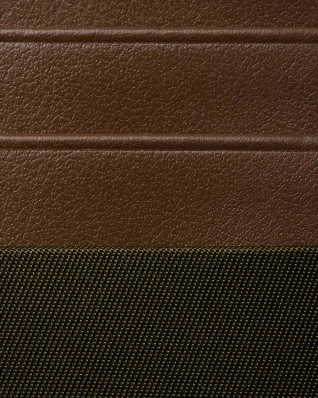 Re-Nylon And Leather Card Holder