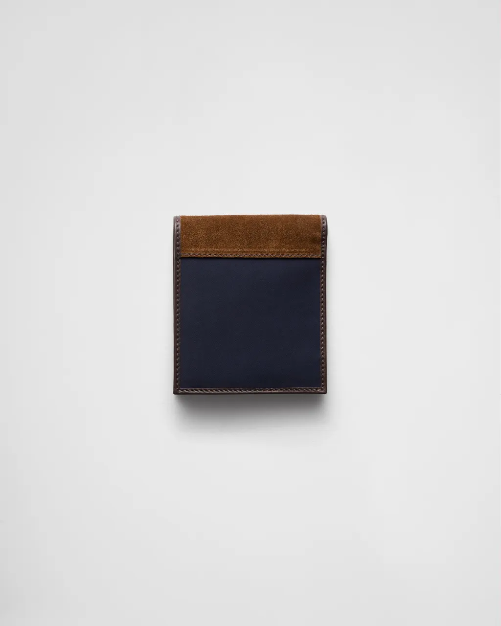 Re-Nylon And Leather Wallet With Coin Purse