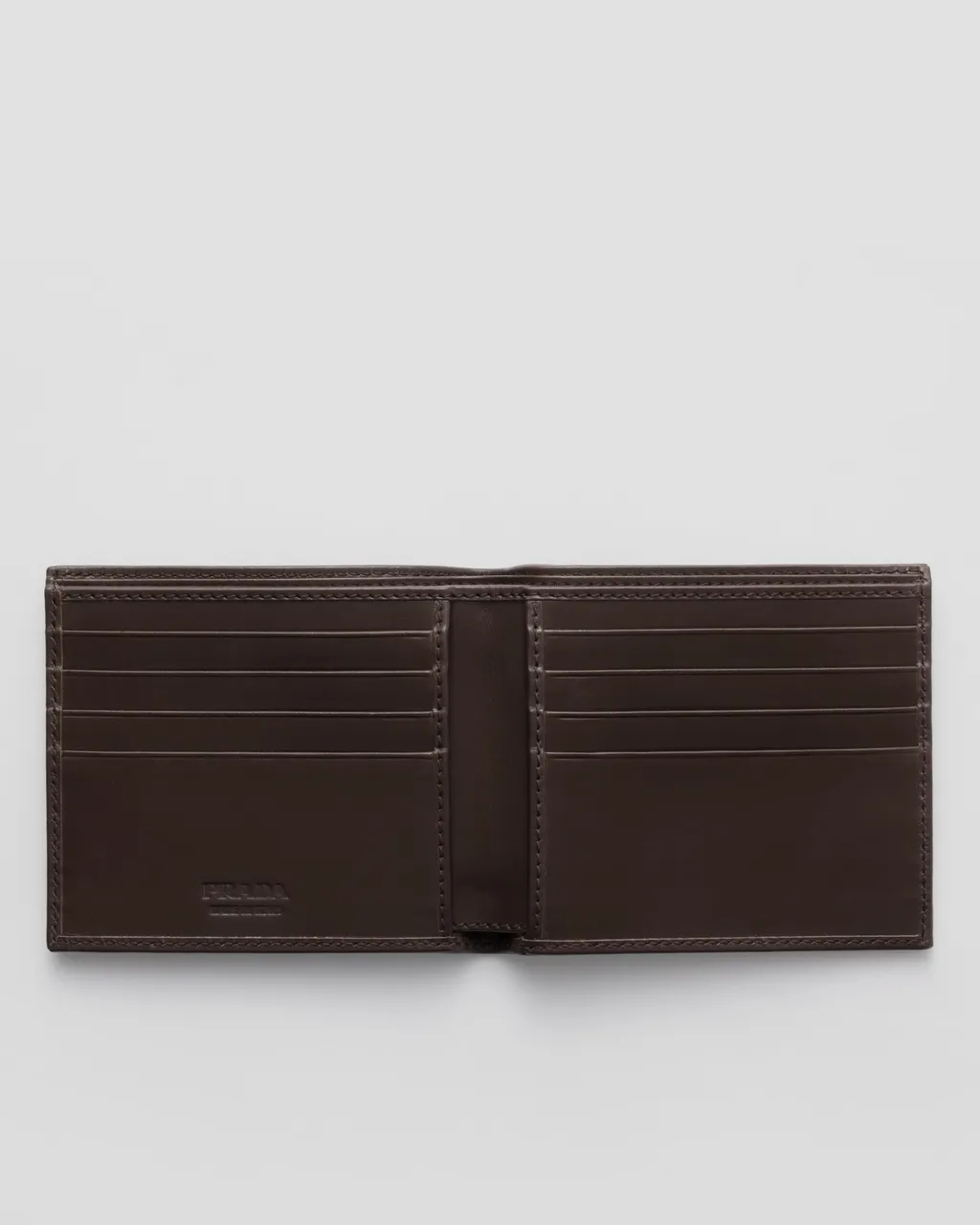 Re-Nylon And Leather Wallet