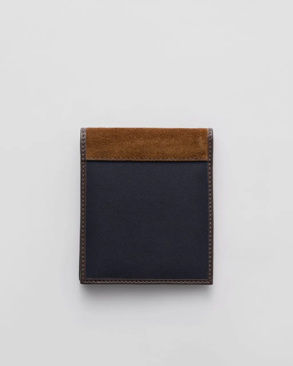 Re-Nylon And Leather Wallet