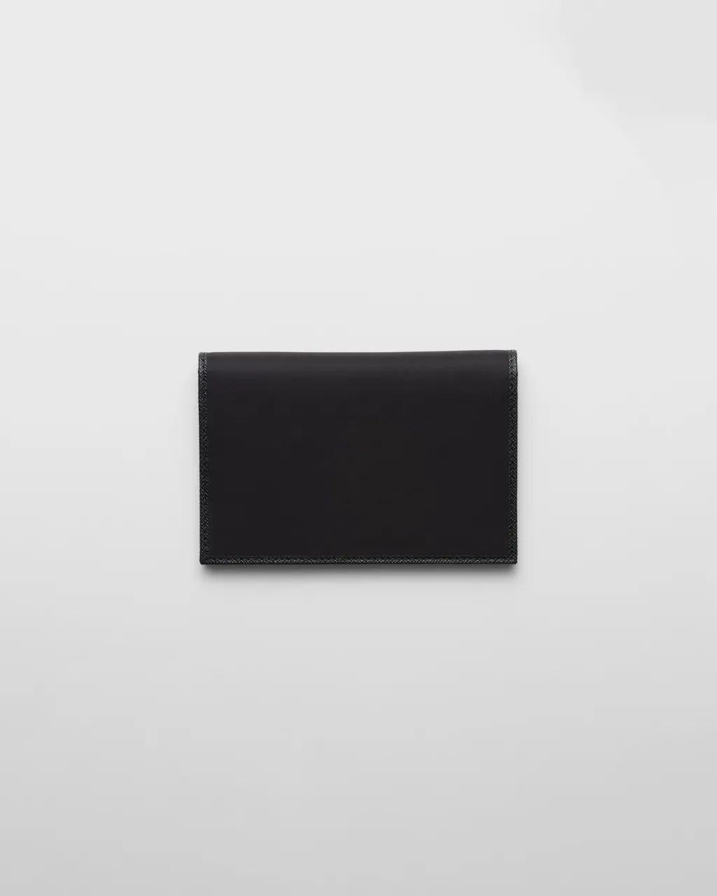 Re-Nylon And Saffiano Leather Passport Holder
