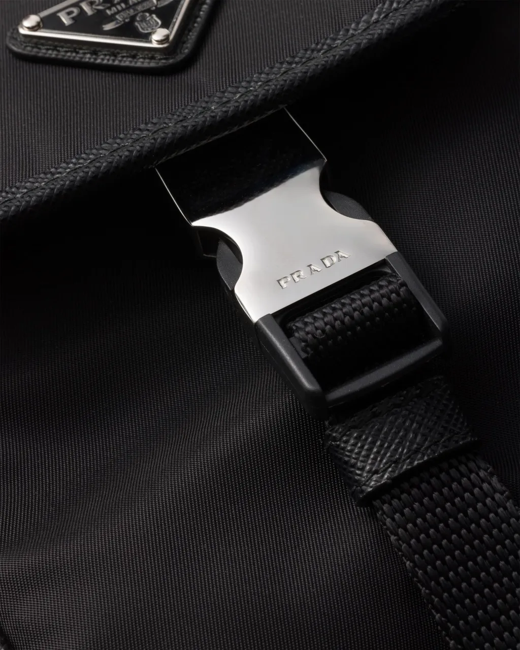 Re-Nylon And Saffiano Leather Smartphone Case