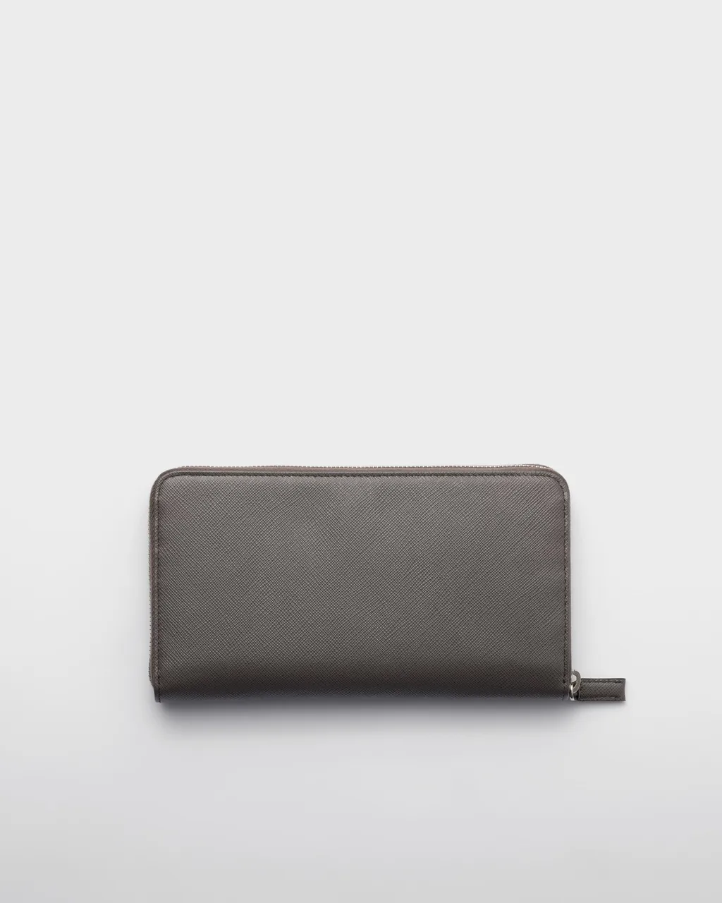 Saffiano Leather Zip Around Wallet