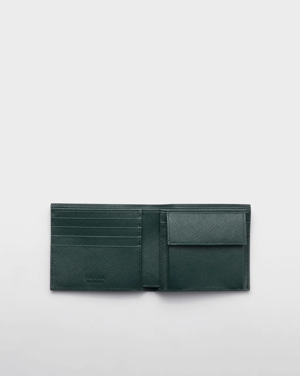 Saffiano Leather Wallet With Coin Purse