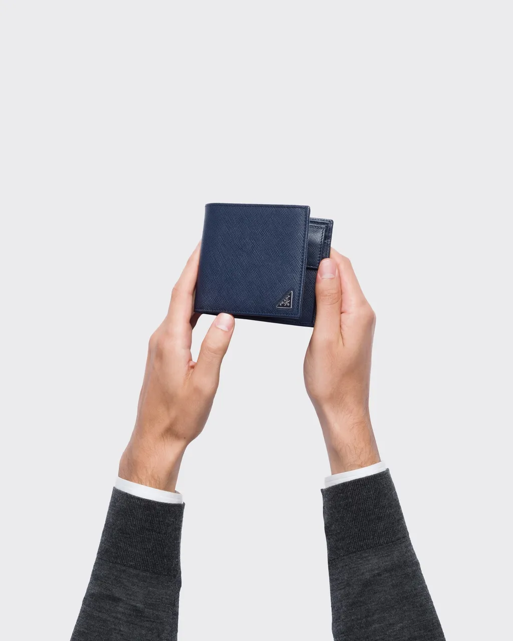 Saffiano Leather Wallet With Coin Purse
