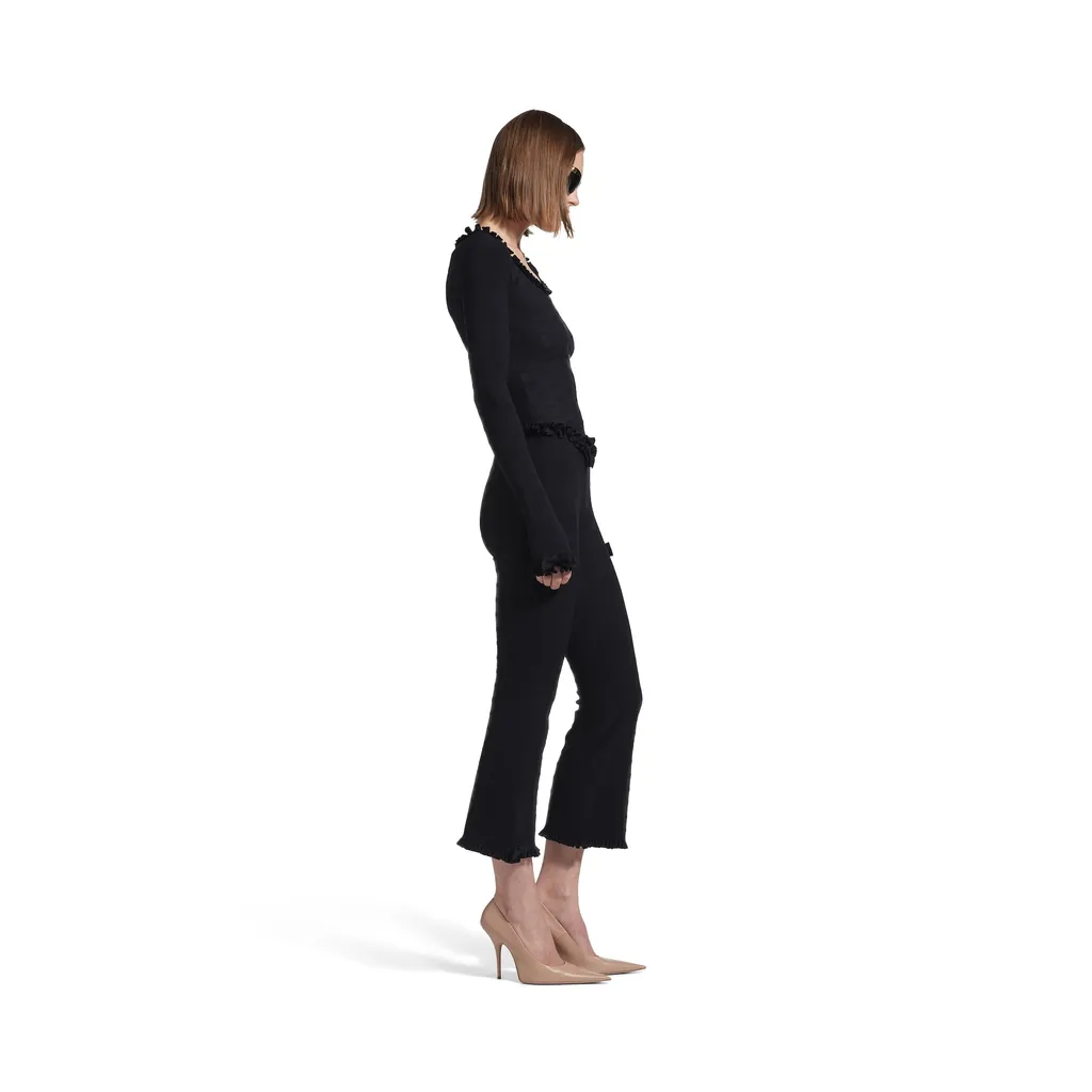 Flared Capri Pants