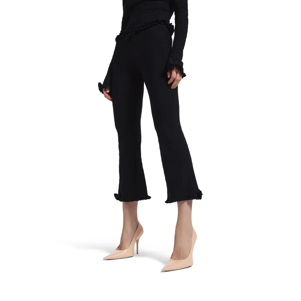 Flared Capri Pants