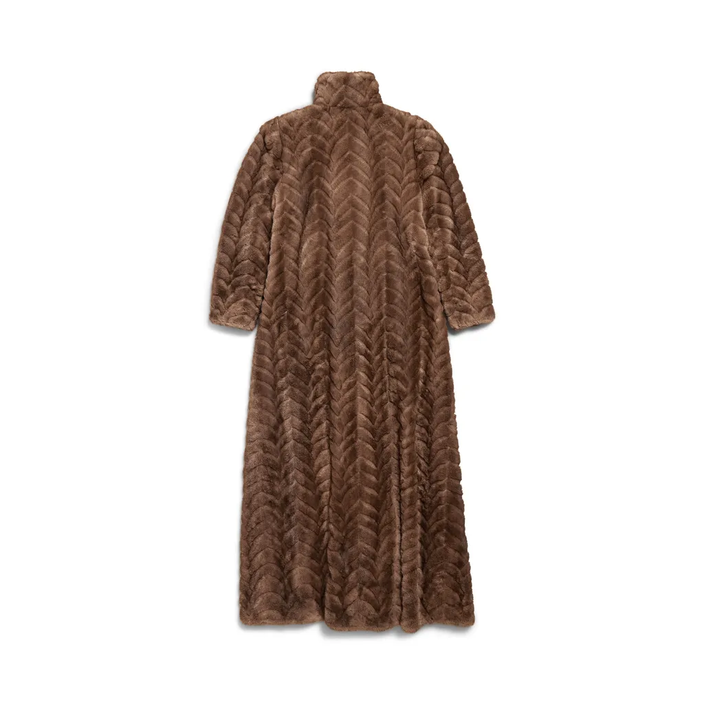 Animal-Free Fur Maxi Coat