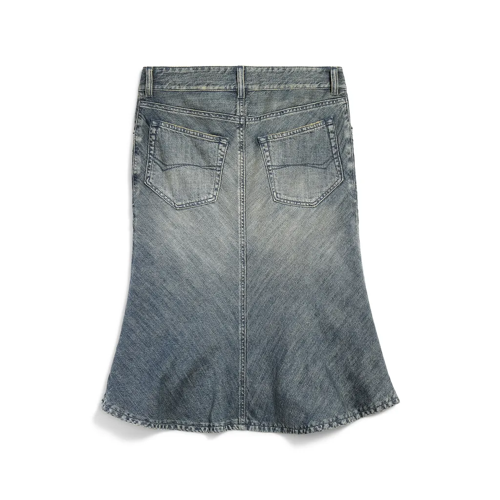 Godet Midi Skirt