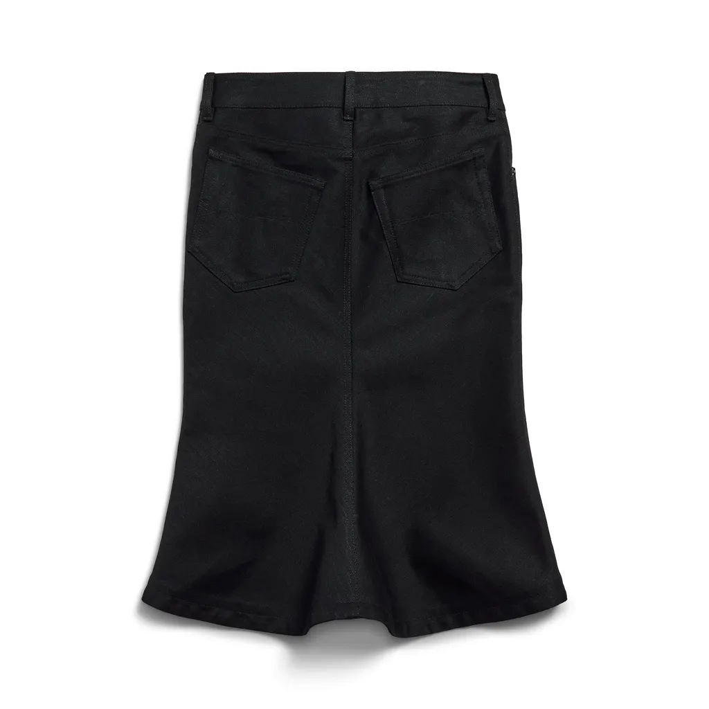 Godet Midi Skirt