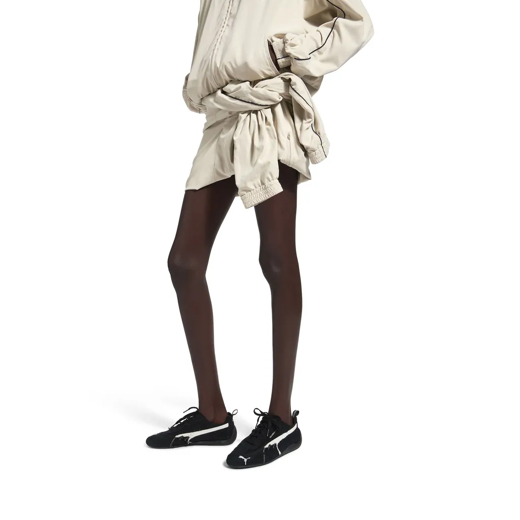 Knotted Tracksuit Skirt