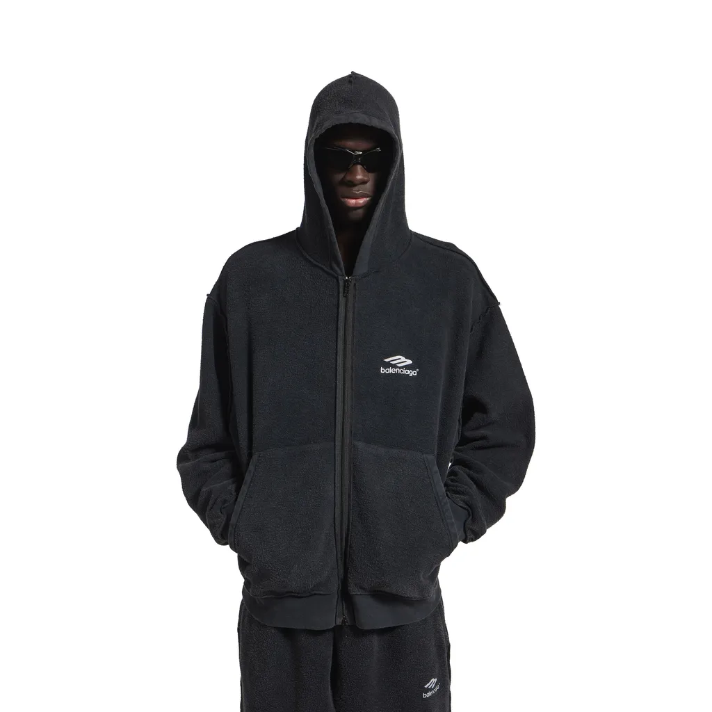 3B Sports Icon Inside-Out Zip-Up Hoodie