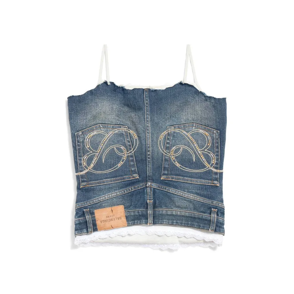 Patched Tank Top