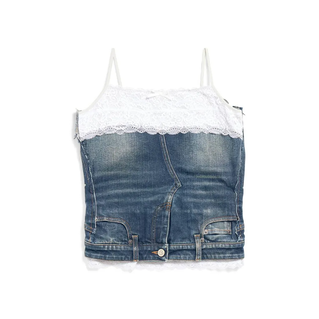 Patched Tank Top