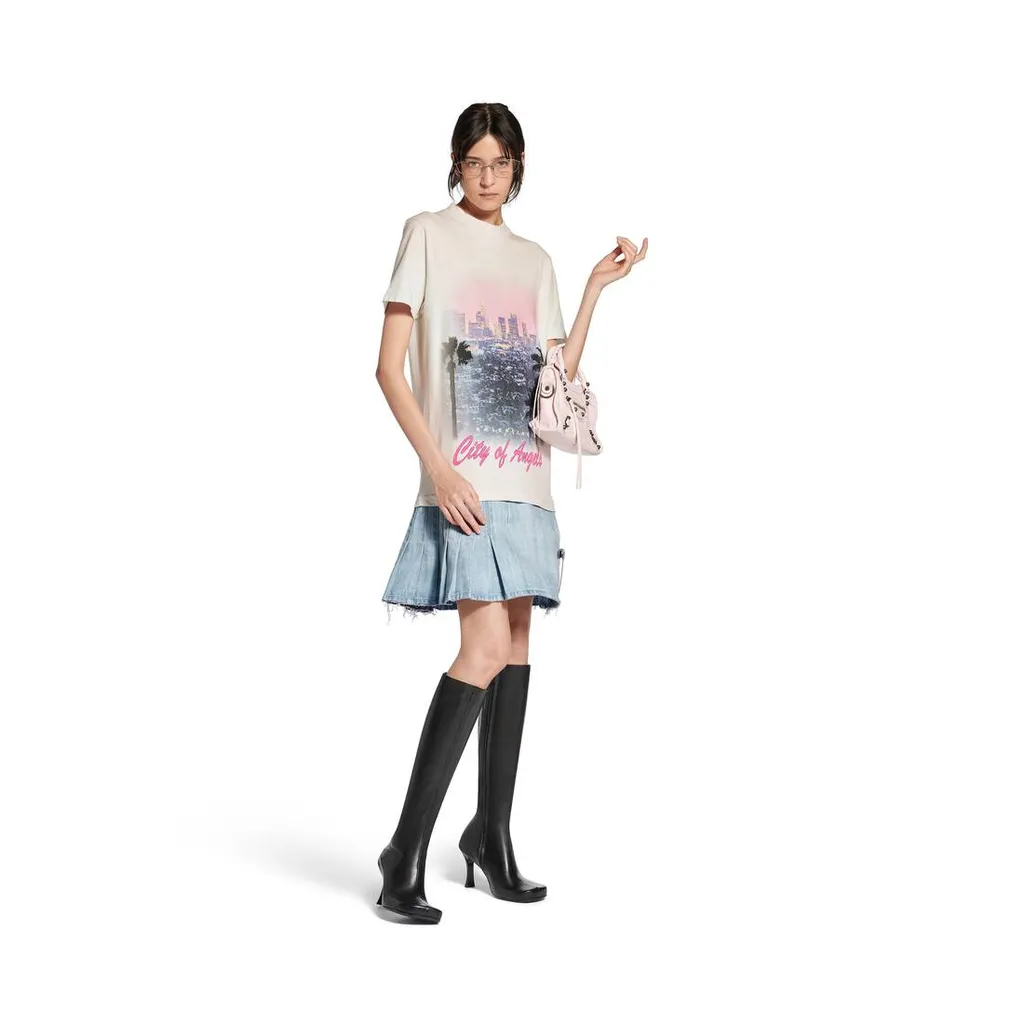 City Of Angels Layered T-Shirt Dress