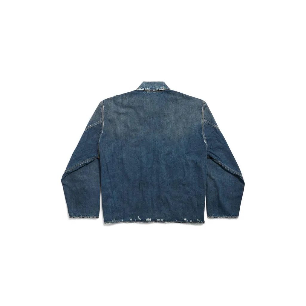 Zip-Up Denim Jacket