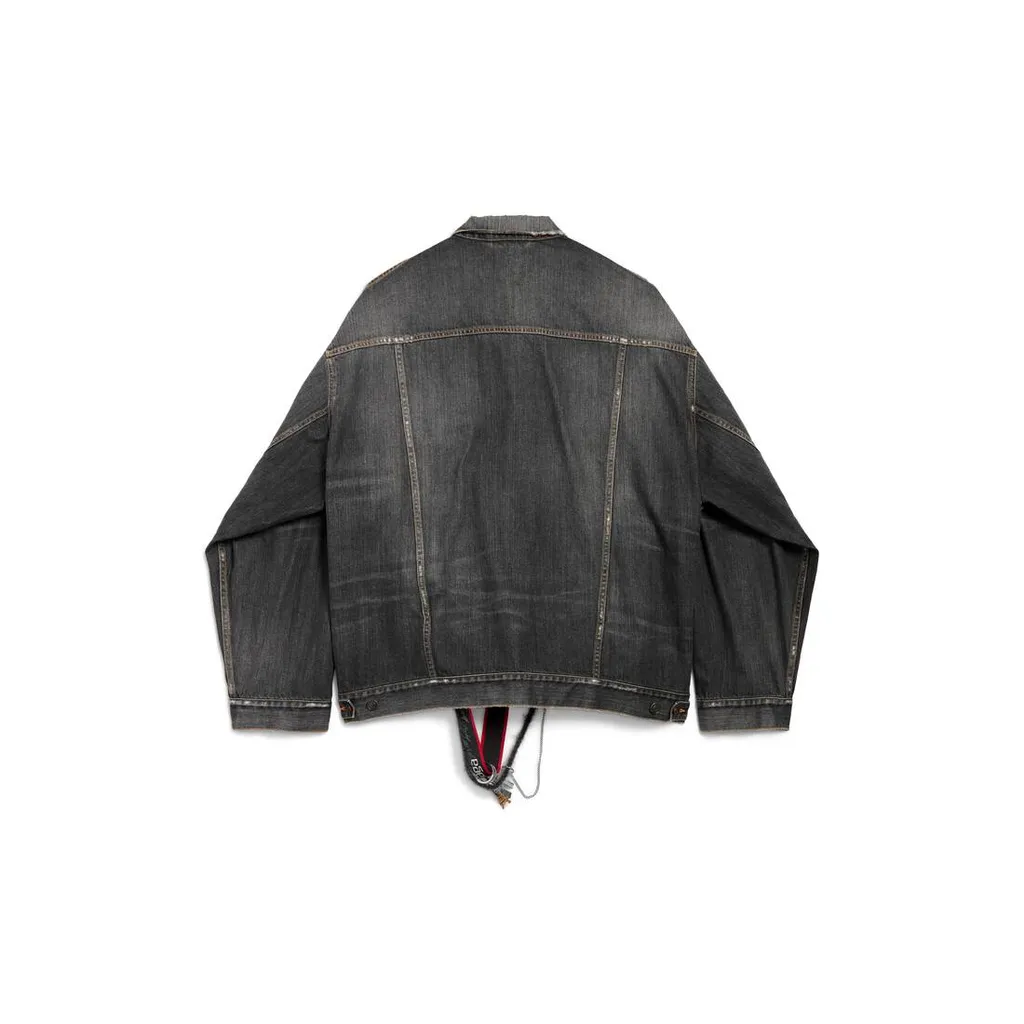 Oversized Charms Denim Jacket