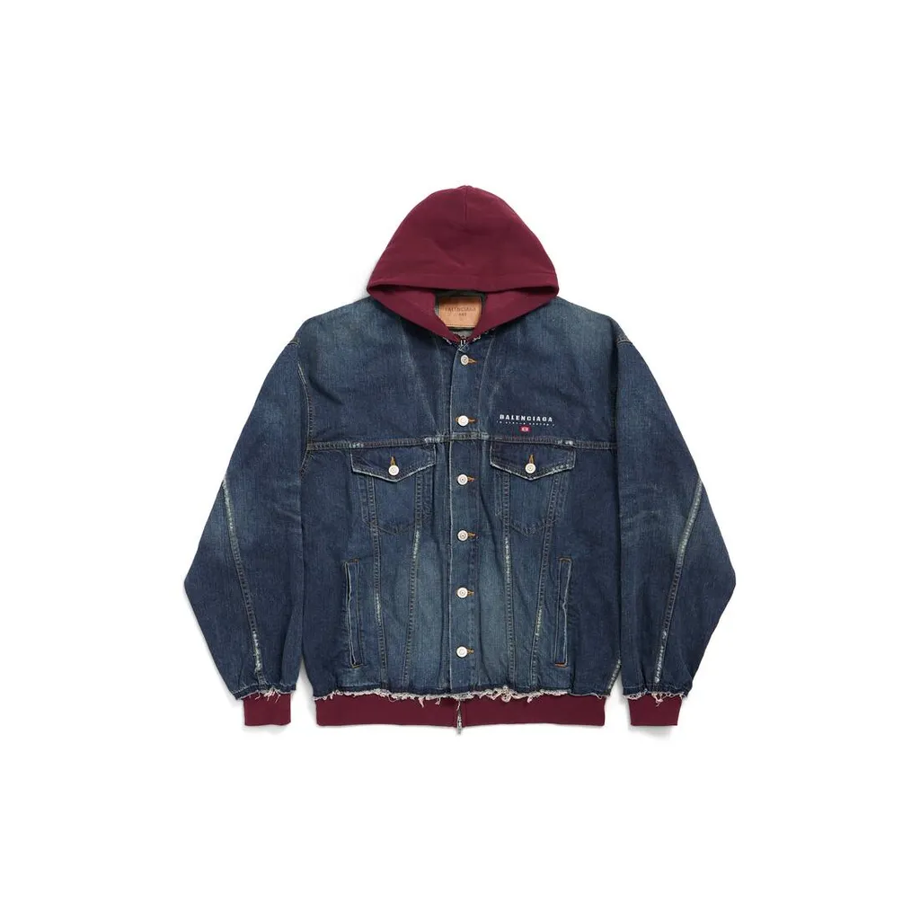 Patched Denim Jacket
