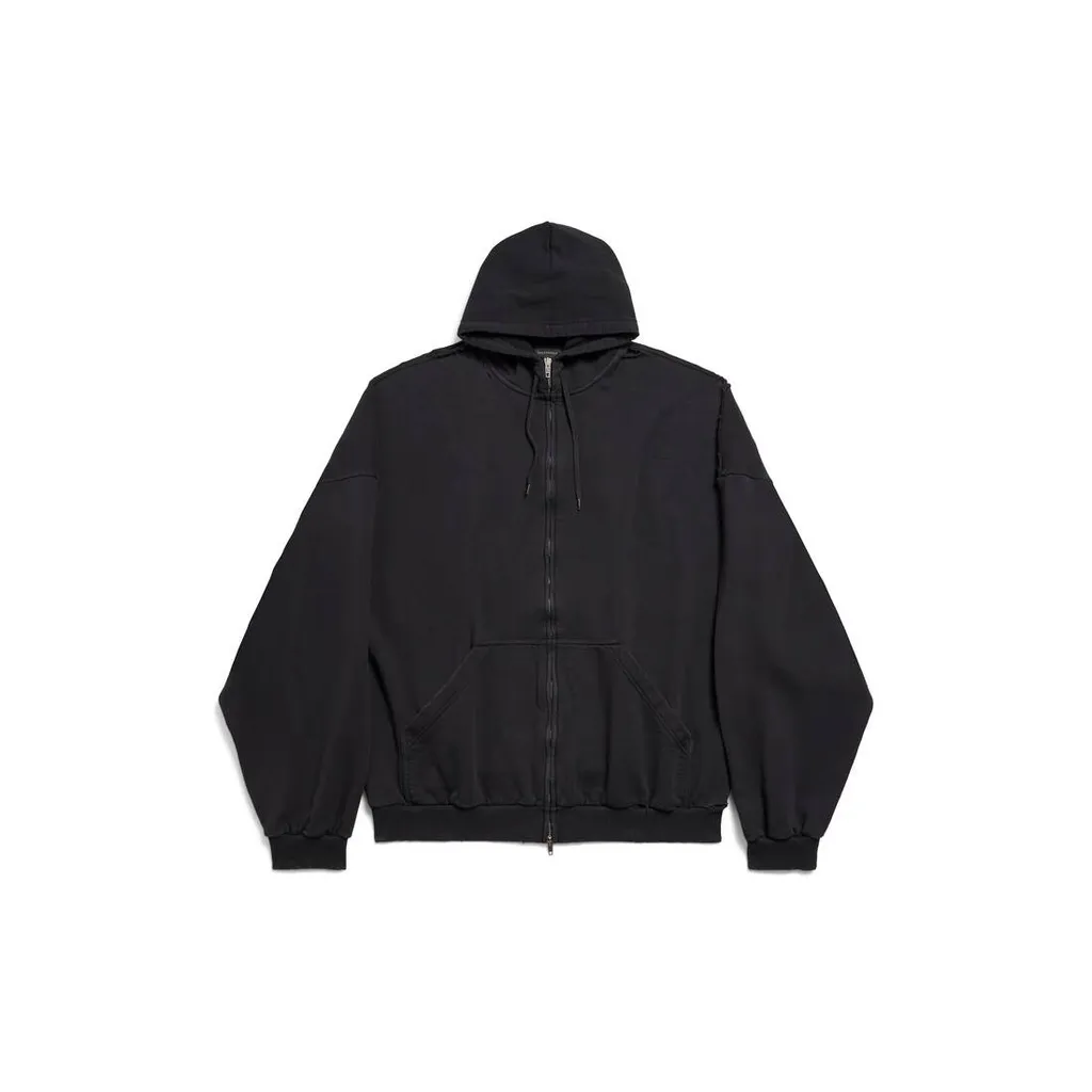 Security Tape Logo Large Zip-Up Hoodie