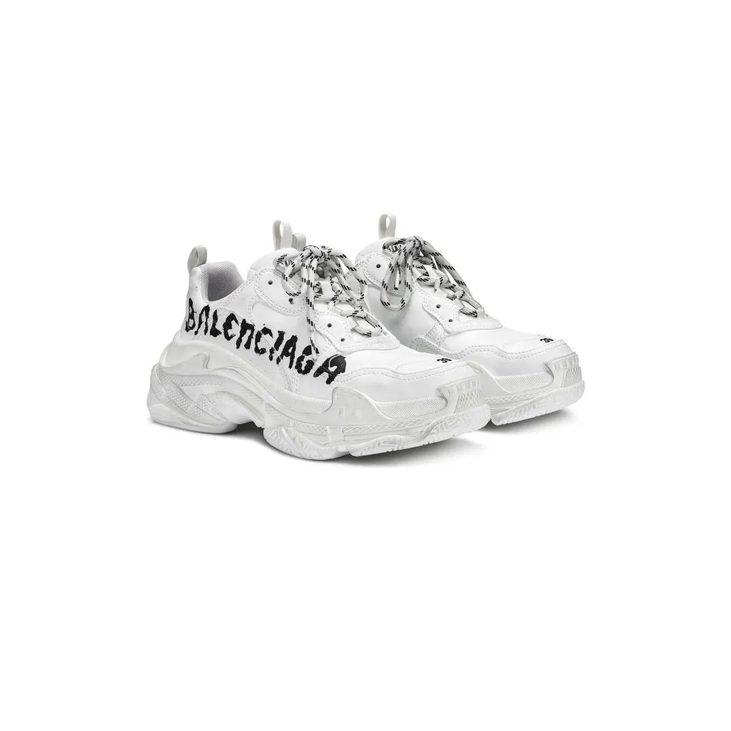 Triple S Paint Logo Sneaker