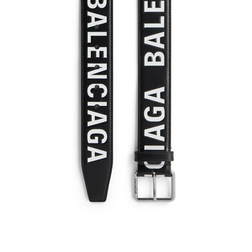 Printed Letters Belt
