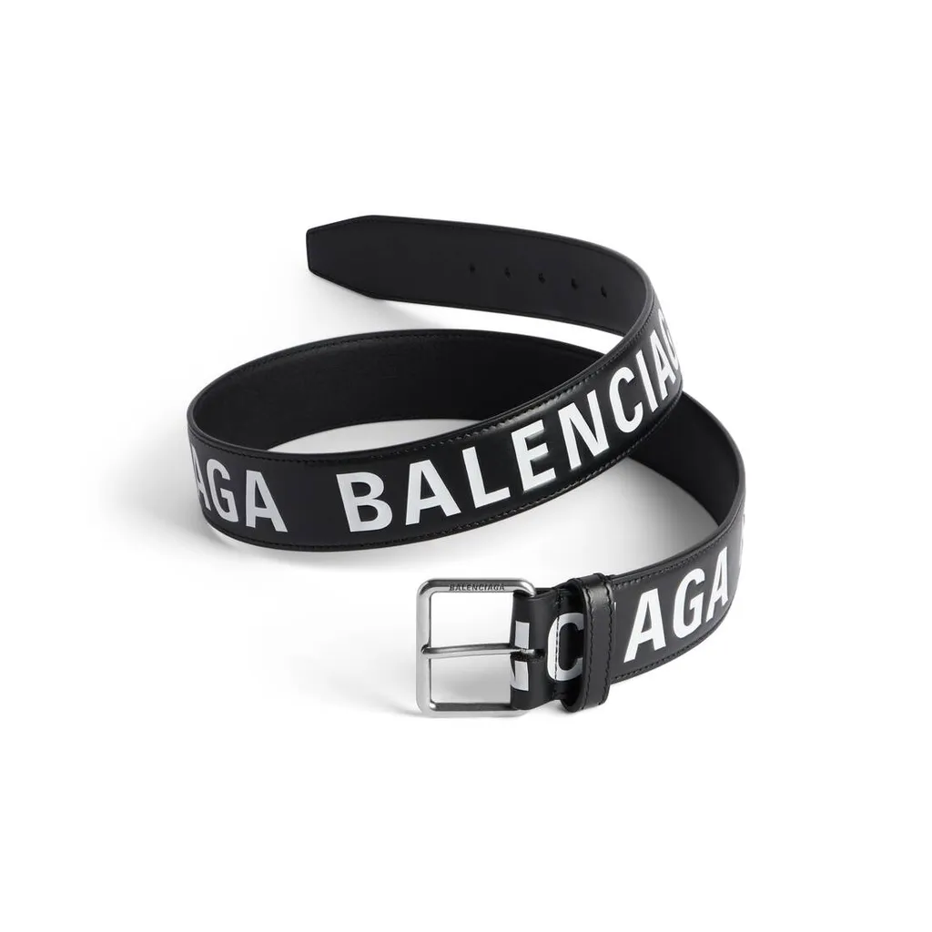 Printed Letters Belt