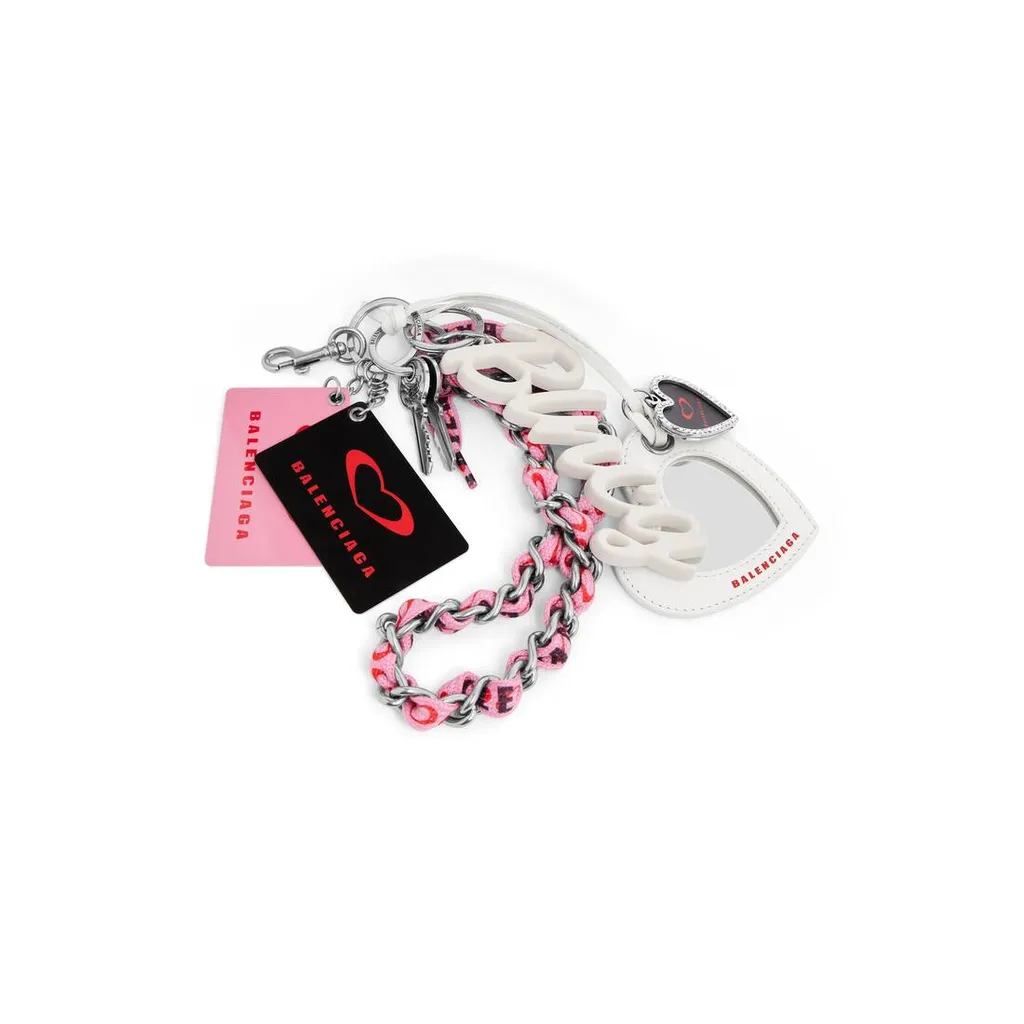 Keychain/Charm Blncg Multi Hearts